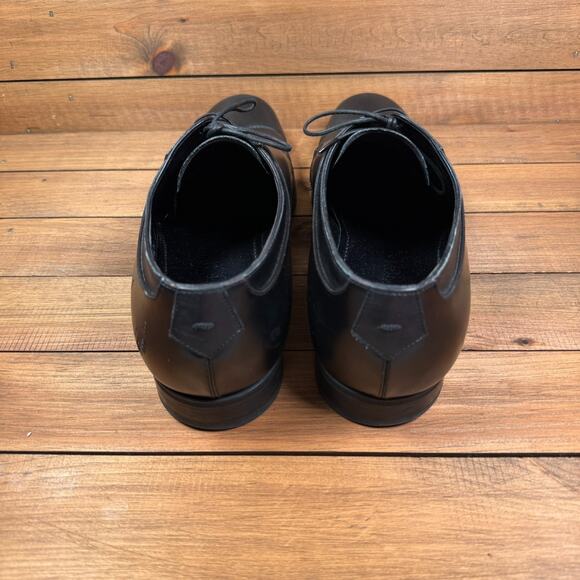 Louis Vuitton Black Leather Lace Up Derby Shoes Size 11 Dress Luxury Designer main image 13